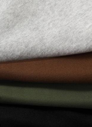 Различные цвета базовые спортивные джоггеры оверсайз высокая посадка, с карманами манжет2 фото