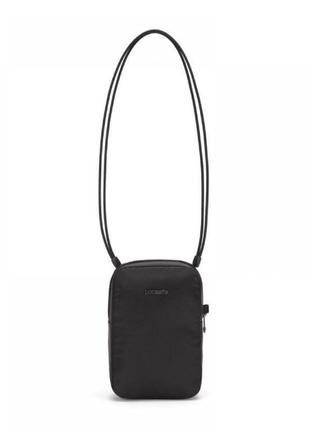 Сумка rfidsafe travel crossbody bag, 3 ступеня захисту чорний - 110403 фото