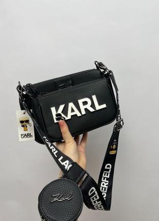 Сумка karl lagerfeld pochette black