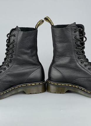 Кожаные высокие ботинки ботинки на шнуровке dr.martens 1490 мартенсы5 фото