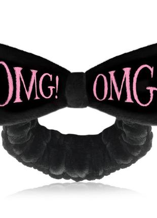 Бант-пов'язка для фіксації волосся double dare omg! mega hair band black