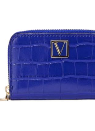 Кошелек victoria’s secret the victoria small wallet sapphire croc