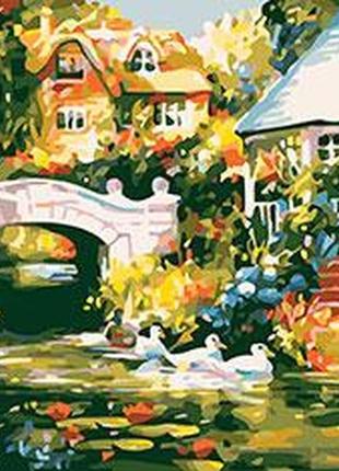 Картини за номерами беседка у реки lc30055