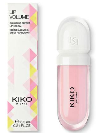 Крем для увеличения объёма губ kiko milano lip volume 01