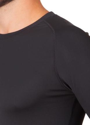 Компрессионная футболка с длинным рукавом мужская domino 1716 черный2 фото