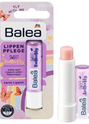 Бальзам для губ balea sweet butterfly lippen pflege