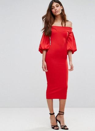 Червона сукня asos