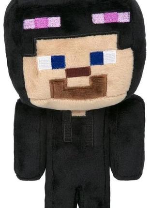 Плюшевая фигурка jinx minecraft - happy explorer steve in enderman costume plush, 7" black/purple