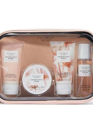 Подарочный набор victoria’s secret the calm starter kit coconut milk & rose