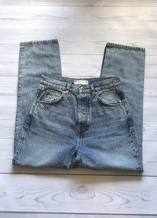 Прямые укороченные джинсы topshop editor2 фото