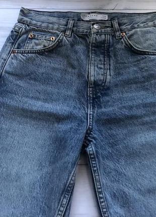 Прямые укороченные джинсы topshop editor5 фото