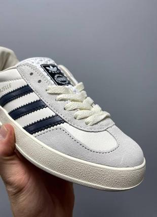 Женские кроссовки adidas x gazelle white / smb6 фото