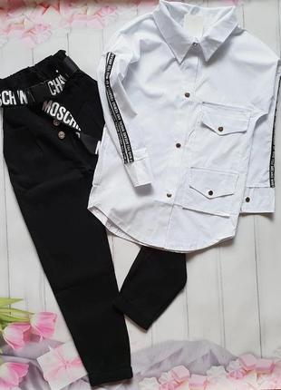 Сорочка біла на дівчинку