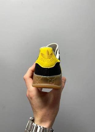 Женские кроссовки adidas x gazelle black gg monogram / smb6 фото