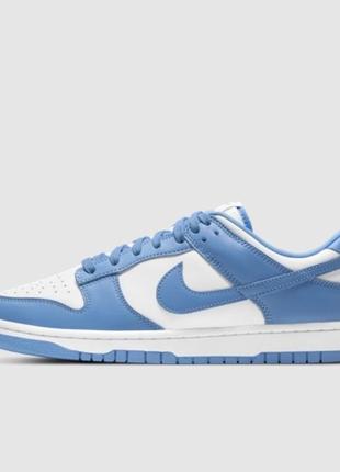 Женские кроссовки nike dunk low 'university blue'