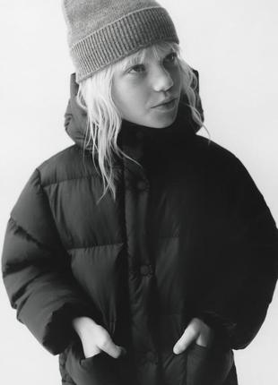 Зимове пальто для дівчинки 7-8 років zara іспанія розмір 128 оригінал