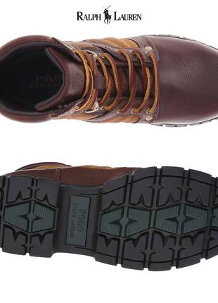 Мужские коричневые ботинки polo ralph lauren diego3 фото