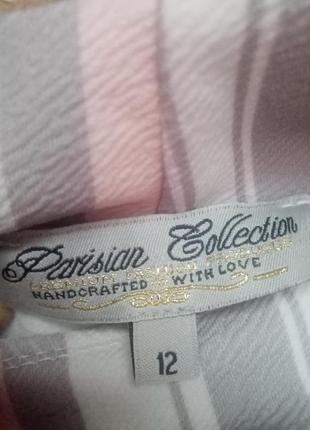 Шикарна футболка брендова parisian collection handcrafted with love made in u.k. оригінал2 фото
