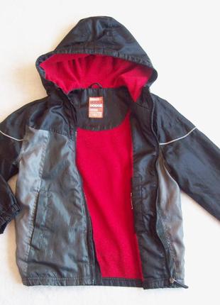 Куртка вітровка демі на флисі, довжина 57 см.