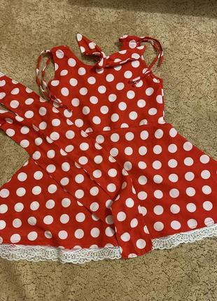 Платье в горошек
