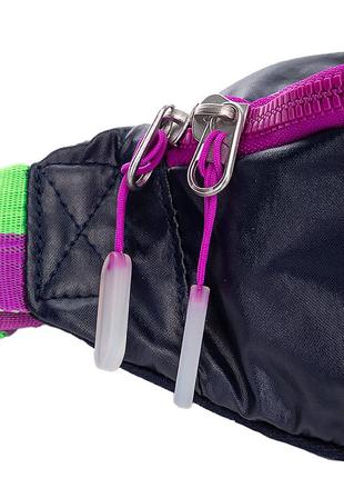 Жіноча сумка nike nk heritage waistpack — fstvl чорний one size (7ddz6293-451 one size)5 фото