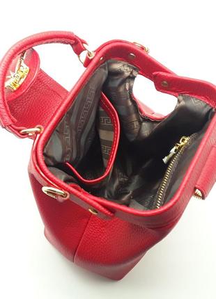 Саквояж женский silver taurus 7651 из натуральной кожи.