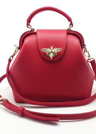 Саквояж женский silver taurus 7651 из натуральной кожи.