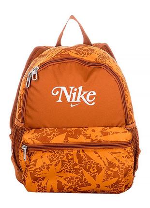 Рюкзак nike y nk brsla jdi mini bkpk- cat оранжевый one size (7ddv6146-246 one size)