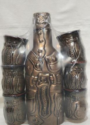 Подарочный набор бутылка с рюмками