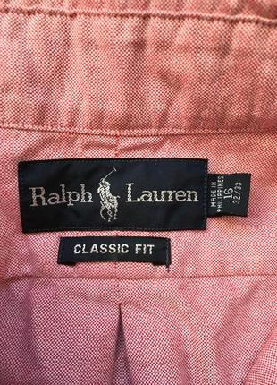 Рубашка ralph lauren classic fit3 фото