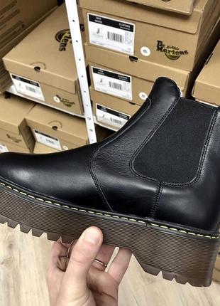 На меху! черевики dr. martens chelsey ботинки зимние на платформе мартинс6 фото