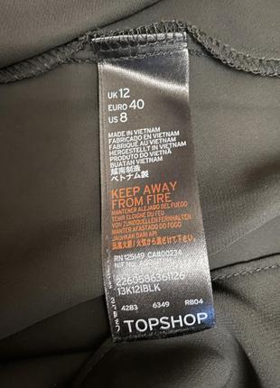 Черная майка topshop, р.12 (m-l)7 фото