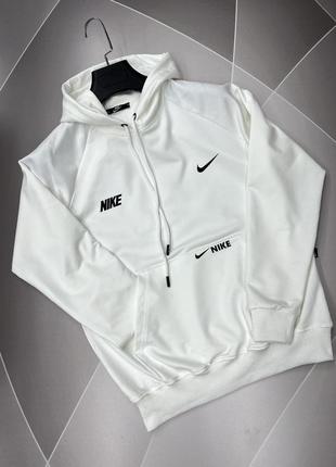 Худи мужской nike s-xxl арт.1496-1, xl, 50, белый