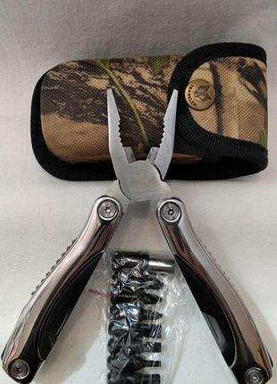 Багатофункціональний ніж (мультитул) з комплектом біт traveler