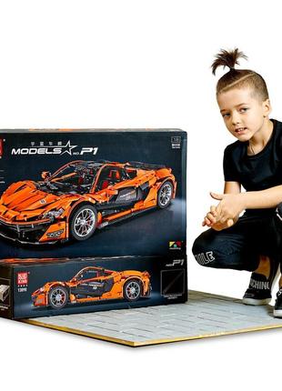 Конструктор лего автомобіля mclaren 1:8 на 3228 деталей mould king2 фото