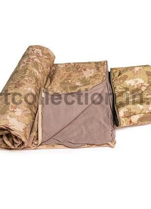 Армійський зимовий тактичний спальний мішок-ковдра, спальник для зсу 210*75 до - 25 у подарунок каремат!8 фото