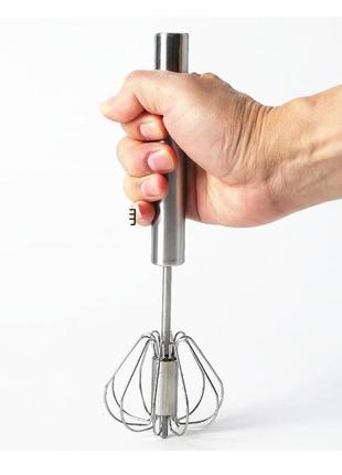 Кондитерский венчик hand mixer with blister 27 см большой венчик металлический большой5 фото