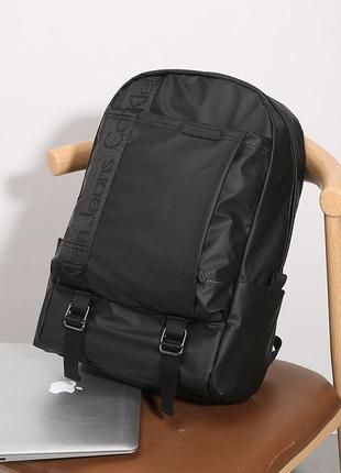 Рюкзак міський calvin klein. чорний унісекс рюкзак. рюкзак для ноутбука 15.6"8 фото