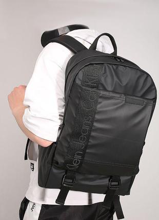 Рюкзак міський calvin klein. чорний унісекс рюкзак. рюкзак для ноутбука 15.6"5 фото