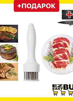 Ручной тендерайзер размягчитель для отбивания мяса meat tenderizer