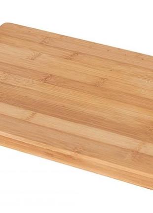 Кухонная разделочная доска с антибактериальным покрытием и точилкой, изготовлена из натурального бамбука