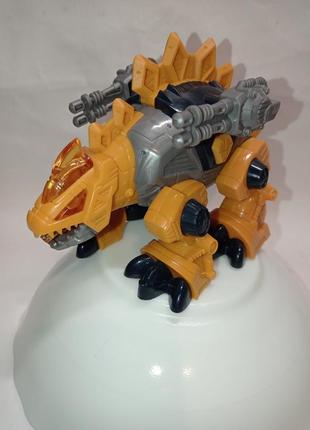 Машинка фигурка динозавр световые звуковые  hap-p-kids dinoforce