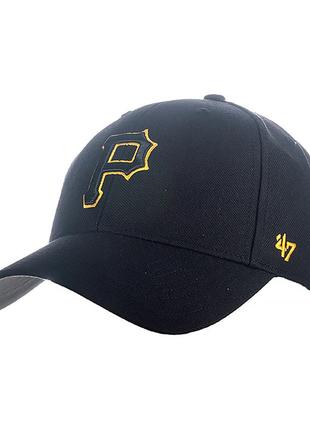 Мужская кепка 47 brand pittsburgh pirates wool черный one size (7db-mvp20wbv-bkj one size)