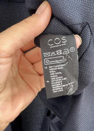 Мужской пиджак из 100% шерсти, без подкладки, cos5 фото