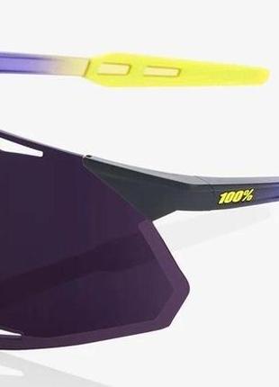 Окуляри ride 100% hypercraft xs - matte metallic digital brights - dark purple lens, colored lens, colored