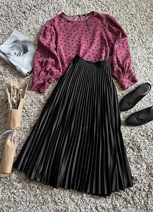 Блузка в горох