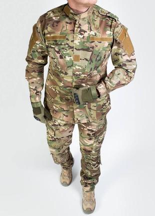 Полевая форма военная multicam рип стоп лето тактический костюм мультикам китель и штаны