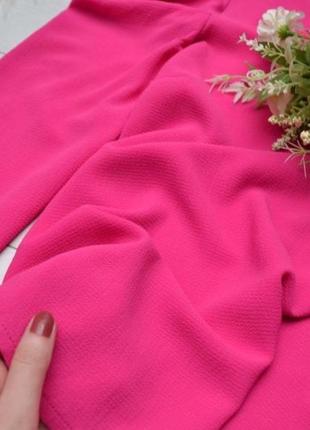 Стильная блуза в актуальном цвете стиля барби1 фото