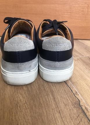Кожаные кеды untuckit 3