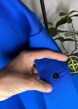 Худі stone island у синьому кольорі6 фото